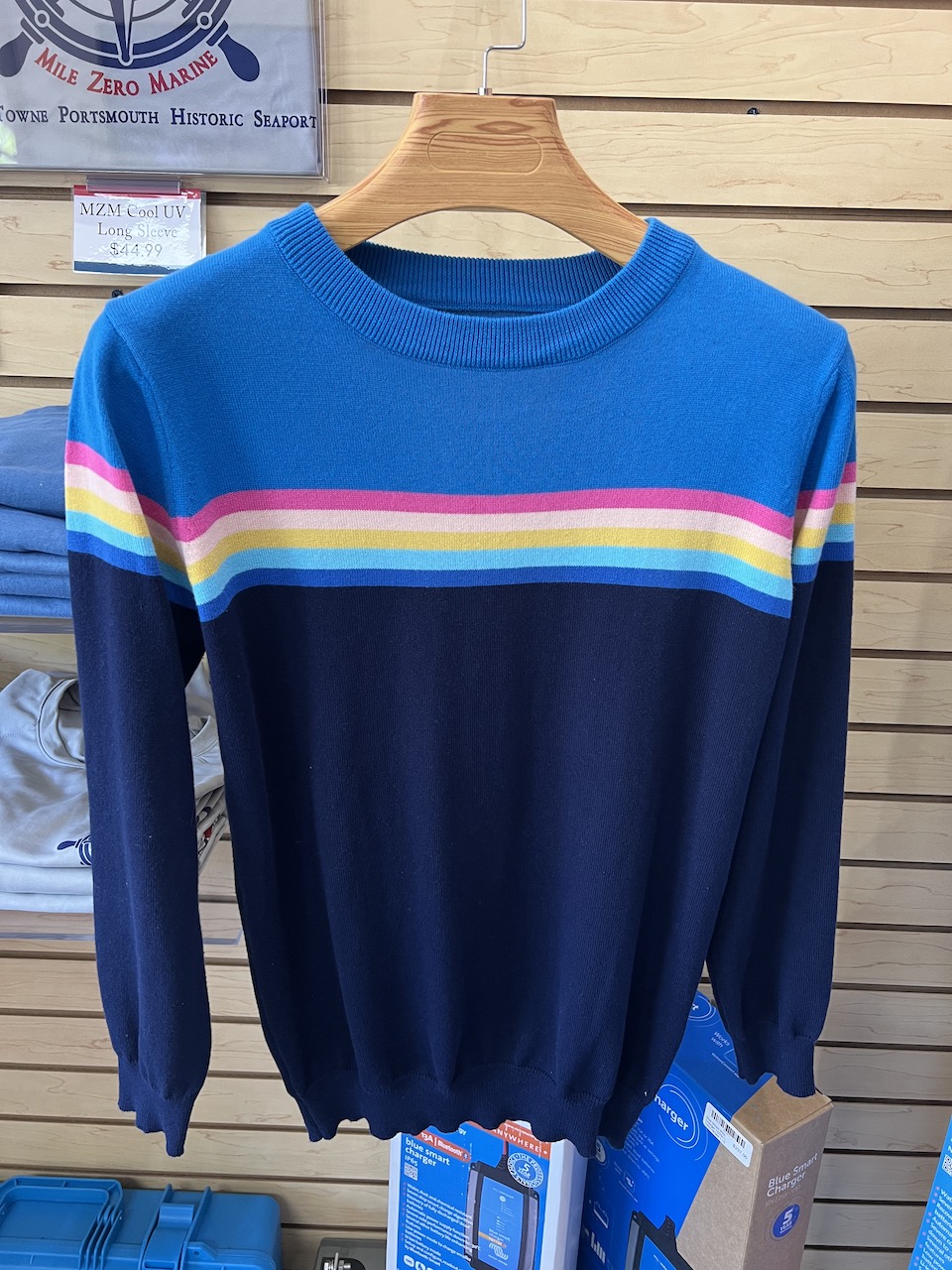 Women's Rainbow Knit Long Sleeve